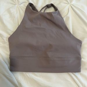 Lululemon energy long line bra lavender color woman’s size 6